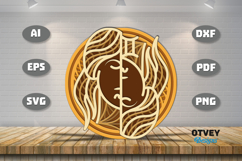 Zodiag Mandala Multilayered Layered Lasercut Product Image 1