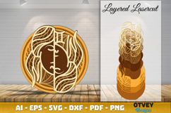 Zodiag Mandala Multilayered Layered Lasercut Product Image 2