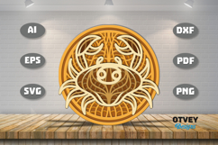 Zodiag Mandala Multilayered Layered Lasercut Product Image 1