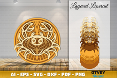 Zodiag Mandala Multilayered Layered Lasercut Product Image 2