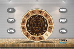 Zodiac 3D Layered Lasercut File Product Image 1