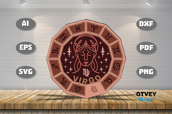 Zodiac 3D Layered Lasercut File Product Image 1