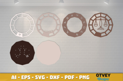 Zodiac 3D Layered Lasercut File Product Image 2