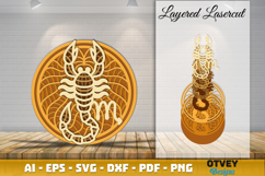 Zodiag Mandala Multilayered Layered Lasercut BUNDLES Product Image 10