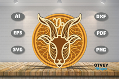 Zodiag Mandala Multilayered Layered Lasercut Product Image 1