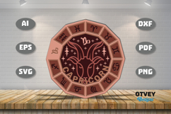 Zodiac 3D Layered Lasercut File Product Image 3
