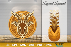 Zodiag Mandala Multilayered Layered Lasercut BUNDLES Product Image 12