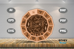 Zodiac 3D Layered Lasercut File Product Image 1