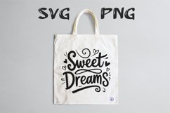 Sweet dreams quote Svg Png Product Image 1