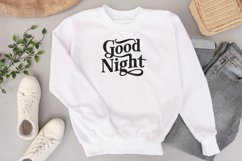 Good night quote Svg Png Product Image 2