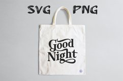 Good night quote Svg Png Product Image 3