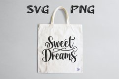 Sweet dreams quote Svg Png Product Image 1