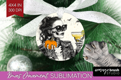 Zombie Halloween Ornament PNG Spooky Season PNG Sublimation Product Image 1