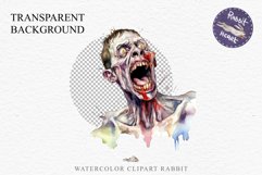 Zombie Bundle Halloween Creepy Clipart PNG Scrapbooking Art Tale Art Image Watercolor Transparent Print illustration sublimation creepy printable digital watercolor Zombie Skeleton Skull, spooky clipart, nursery, Creepy halloween decoration art image