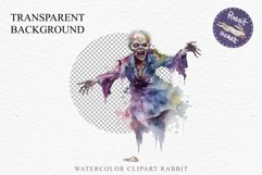 Zombie Bundle Halloween Creepy Clipart PNG Scrapbooking Art Tale Art Image Watercolor Transparent Print illustration sublimation creepy printable digital watercolor Zombie Skeleton Skull, spooky clipart, nursery, Creepy halloween decoration art image