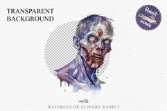 Zombie Bundle Halloween Creepy Clipart PNG Scrapbooking Art Tale Art Image Watercolor Transparent Print illustration sublimation creepy printable digital watercolor Zombie Skeleton Skull, spooky clipart, nursery, Creepy halloween decoration art image