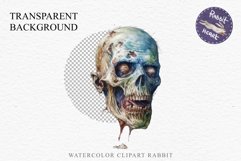 Zombie Bundle Halloween Creepy Clipart PNG Scrapbooking Art Tale Art Image Watercolor Transparent Print illustration sublimation creepy printable digital watercolor Zombie Skeleton Skull, spooky clipart, nursery, Creepy halloween decoration art image