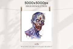 Zombie Bundle Halloween Creepy Clipart PNG Scrapbooking Art Tale Art Image Watercolor Transparent Print illustration sublimation creepy printable digital watercolor Zombie Skeleton Skull, spooky clipart, nursery, Creepy halloween decoration art image