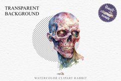 Zombie Bundle Halloween Creepy Clipart PNG Scrapbooking Art Tale Art Image Watercolor Transparent Print illustration sublimation creepy printable digital watercolor Zombie Skeleton Skull, spooky clipart, nursery, Creepy halloween decoration art image