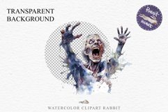 Zombie Bundle Halloween Creepy Clipart PNG Scrapbooking Art Tale Art Image Watercolor Transparent Print illustration sublimation creepy printable digital watercolor Zombie Skeleton Skull, spooky clipart, nursery, Creepy halloween decoration art image