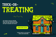 Zombie Feast Horror Dripping Font Product Image 5
