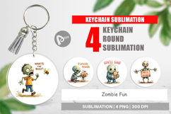Zombie Fun Keychain Product Image 1