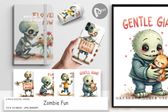 Zombie Fun Digital Paper Product Image 1