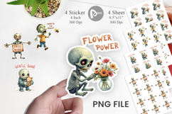 Zombie Fun Sticker Product Image 1