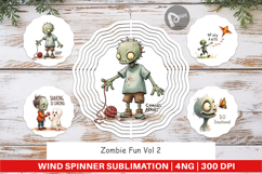 Zombie Fun Wind Spinner Product Image 1