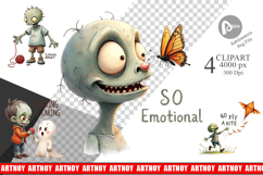 Zombie Fun Clipart Product Image 1
