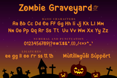 Zombie Graveyard - A Halloween Font Product Image 7