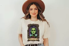 zombie Halloween vintage portrait on shirt