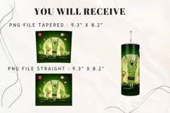 20oz Halloween Tumbler Zombie Hands Blood Sublimation Wrap Product Image 2