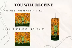 20oz Halloween Tumbler Zombie Hands Blood Sublimation Wrap3 Product Image 2