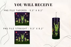 20oz Halloween Tumbler Zombie Hands Blood Sublimation Wrap2 Product Image 2