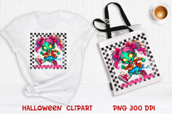 Halloween clipart PNG | Cute Halloween zombie sublimation Product Image 1
