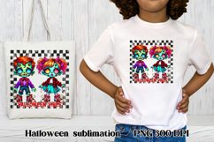 Halloween clipart PNG | Cute Halloween zombie sublimation Product Image 1