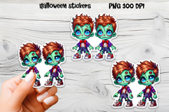 Halloween goose sticker | Printable Halloween zombie sticker Product Image 7