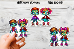 Halloween goose sticker | Printable Halloween zombie sticker Product Image 8
