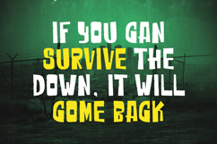 Zombreak Horror Vintage Display Font Product Image 3