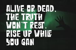 Zombreak Horror Vintage Display Font Product Image 6