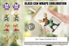 Glass Can Zoo Football Team Product Image 1