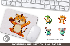 Mouse Pad Zoo Football Team Product Image 1