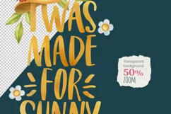 Watercolor Summer Lettering Quote. Sublimation PNG design. Product Image 2
