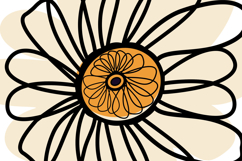 Minimalist Botanical Line Art Flower Set 6 Elements Product Image 5