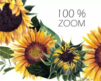 Watercolor sunflower wreath clipart. Sublimation PNG Product Image 4
