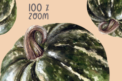 Watercolor Pumpkin Seamless pattern. Digital paper Product Image 5