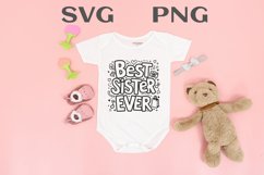 Best sister ever quote Svg Png Product Image 1