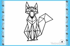 Geometric fox for laser cut / animal decorative for CNC Product Image 2