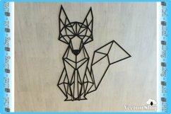 Geometric fox for laser cut / animal decorative for CNC Product Image 3